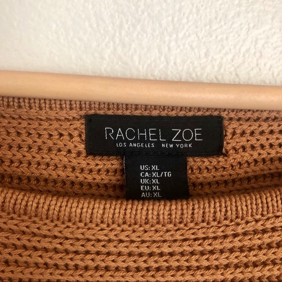 RACHEL ZOE Ribbed Dolman Knit Chunky Sweater - Picture 3 of 5